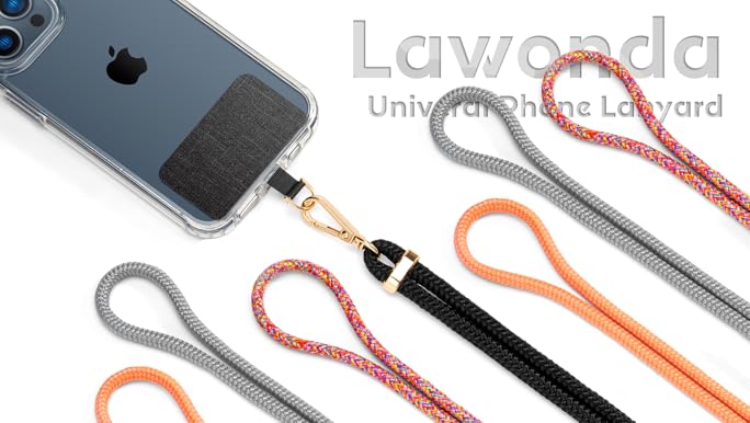 Amazon.com: Lawonda 2 Pads Phone Lanyard Adjustable